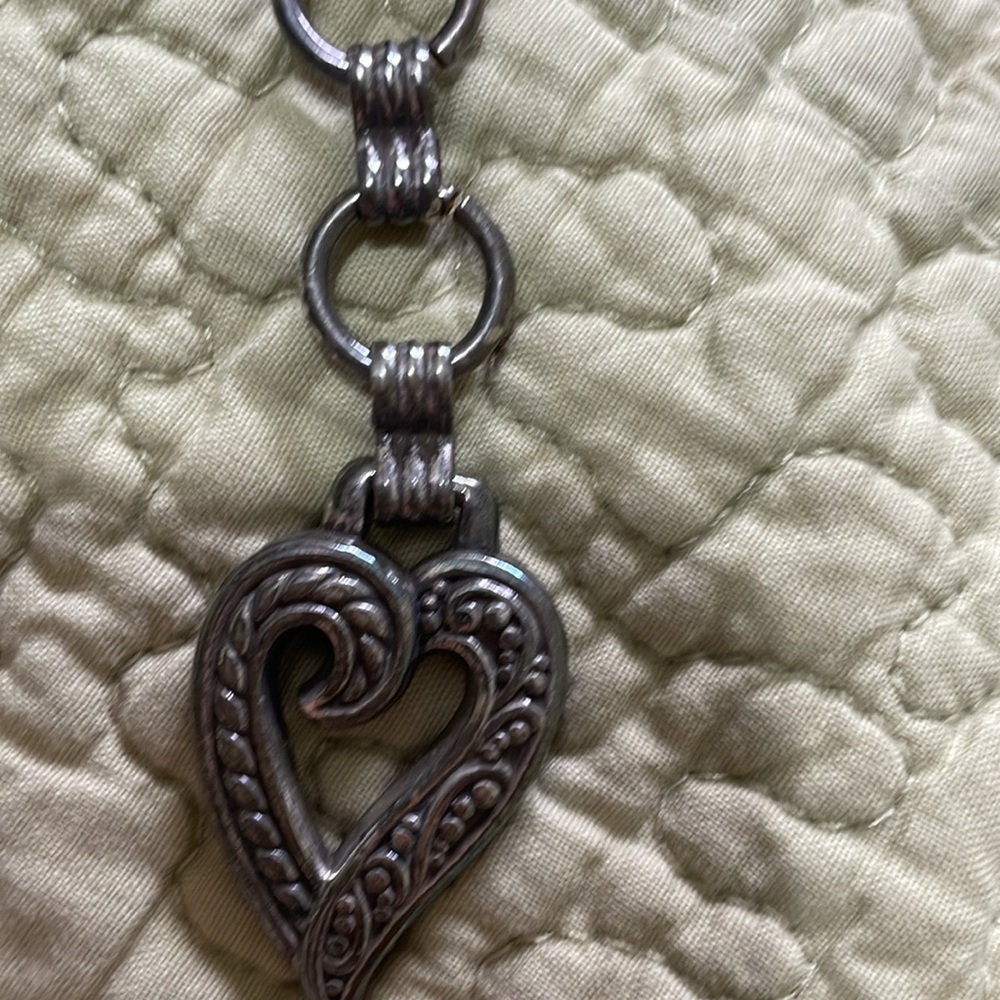 ornate silver double chain belt - Picture 6 of 7